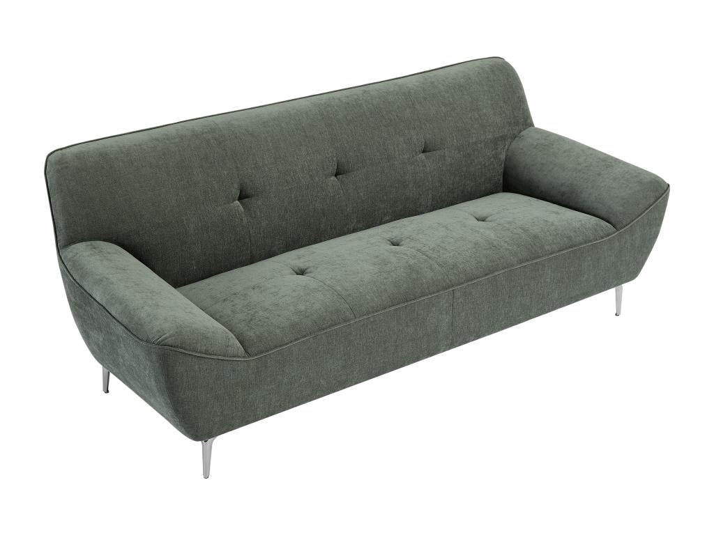 Delimoa 56426KSUA 3-seater sofa in green fabric
