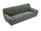 Delimoa 56426KSUA 3-seater sofa in green fabric