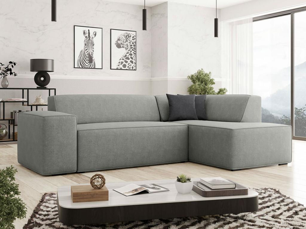 Artanzy 289 Corner Sofa, Grey, 267x205x73cm, 22987NNZT