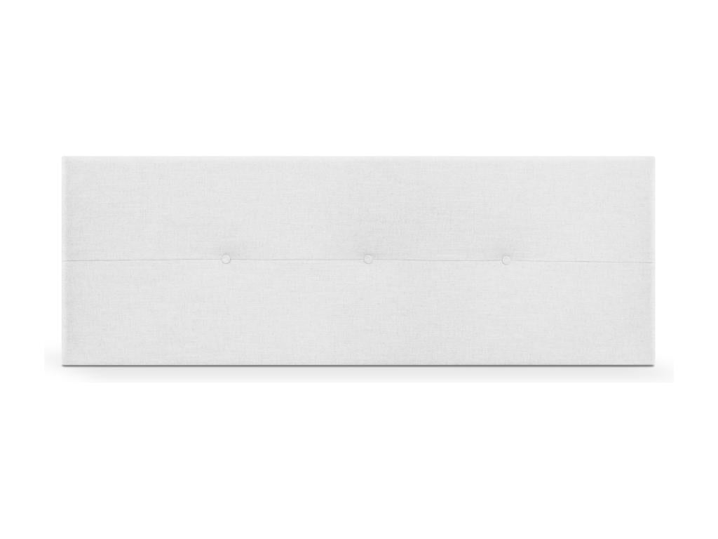 Delimoa Natural Linen Headboard with Buttons 150x50cm for 150cm Beds - White 19169IVXV