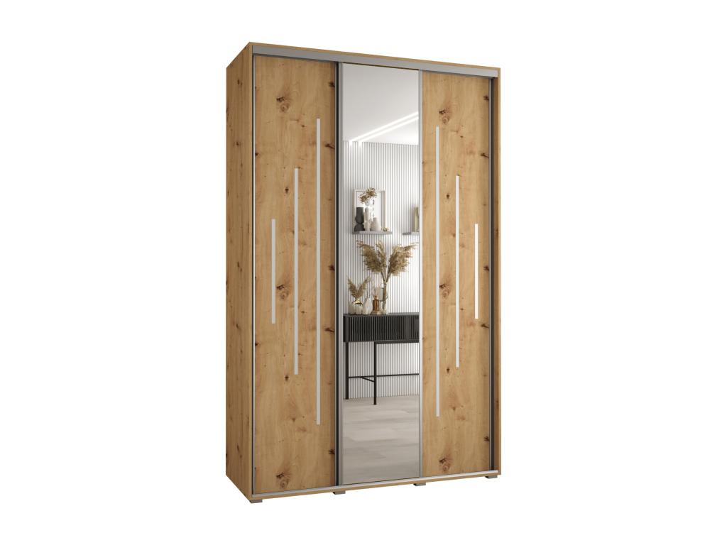 Delimoa 13 Sliding Door Wardrobe 235.2/160/60 3 Doors 59049EYTL